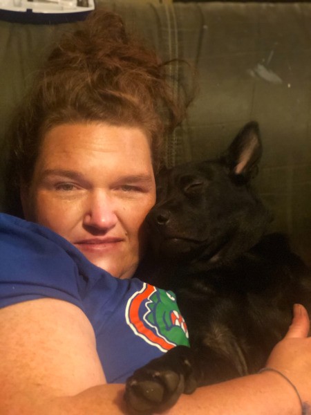 Sassy (Chocolate Lab/Chow Mix)