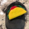 Halloween Taco Accessories for Adults - taco on baseball cap