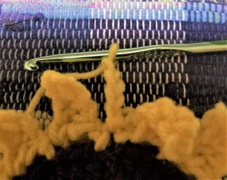 Sunflower Photo Frame - chain on hook