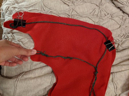 Toddler Girl's Dragon Halloween Costume - clip to hold in place