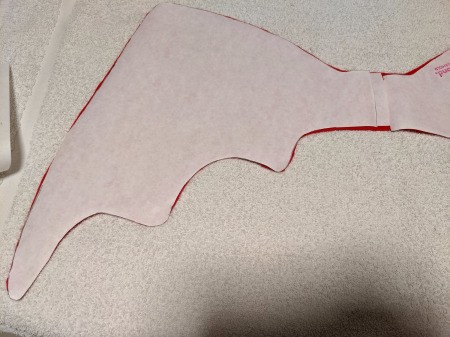 Toddler Girl's Dragon Halloween Costume - follow instructions for attaching HeatnBond to felt wings