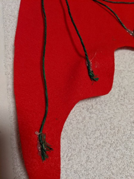 Toddler Girl's Dragon Halloween Costume - hot glue in place