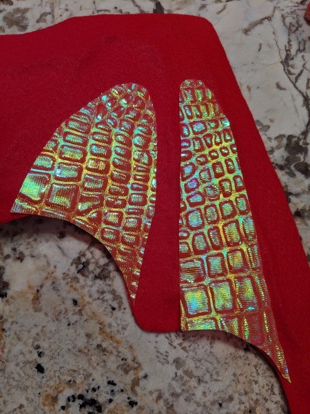 Toddler Girl's Dragon Halloween Costume - glue in place