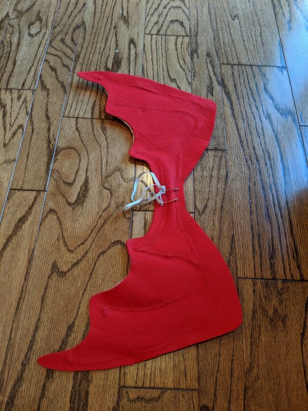 Toddler Girl's Dragon Halloween Costume - underside