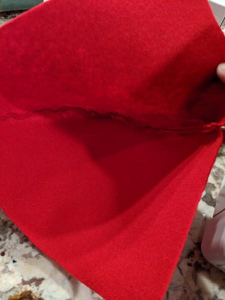 Toddler Girl's Dragon Halloween Costume - sew two pieces together and turn