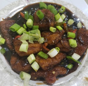 Spicy Glazed Chicken Nuggets