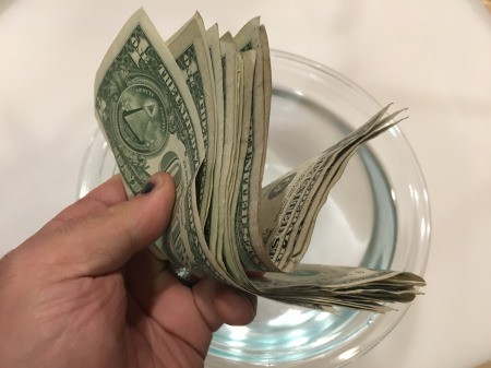 Cold Hard Cash Gift - dollar bills