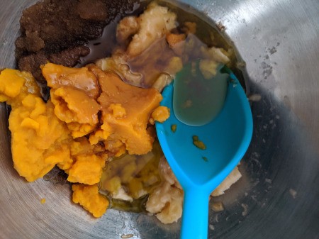 Pumpkin added to Banana & sugar