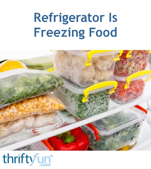 Refrigerator Is Freezing Food | ThriftyFun