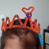 How to Make A Pipe Cleaner Crown - crown on a child's head