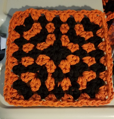 Recovering an Old Hassock - continue adding rounds