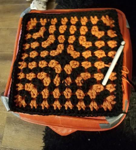 Recovering an Old Hassock - right size