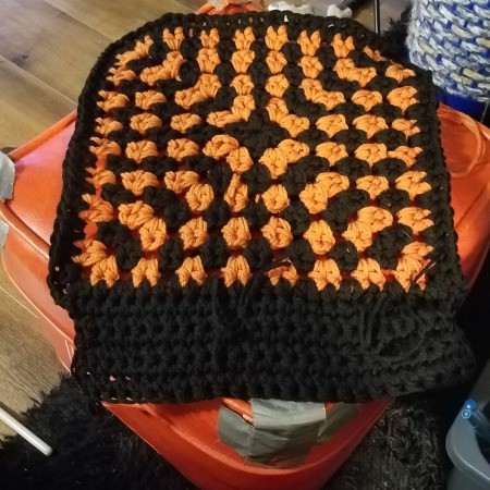 Recovering an Old Hassock - adding sides