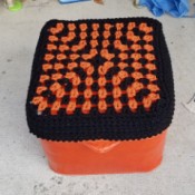 Recovering an Old Hassock - done