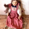 Value of an Old Doll - oldish cloth and perhaps wood folk looking doll