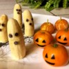 Making a Halloween Fruit Display - plate of decorated fruit
