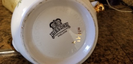 Value of a Gibson China Teapot