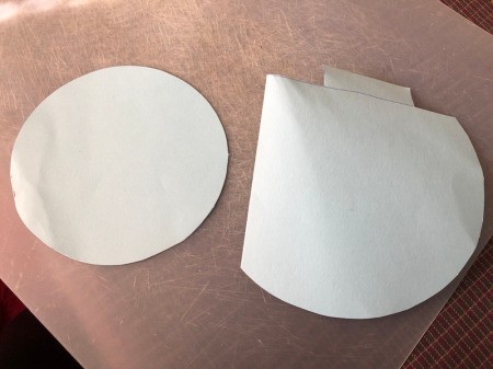 Mini Witch Hat Headband - cut the shapes out