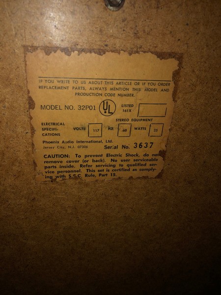 Value of a Vintage Console Stereo