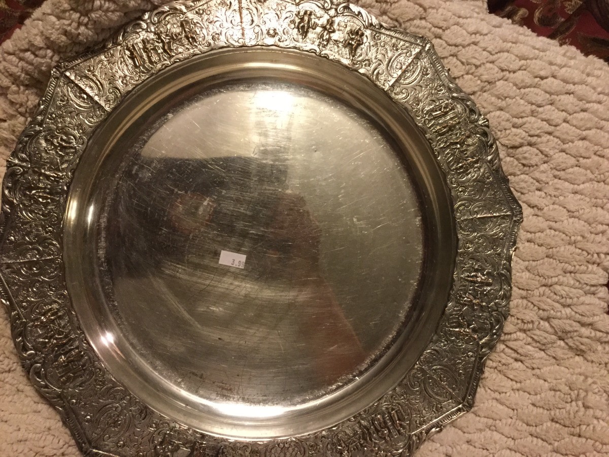 sterling silver tray value