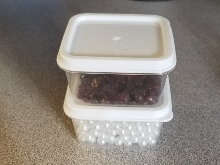 Dollar Tree Bead Storage Solution