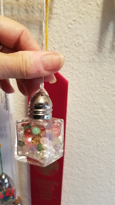 Tiny Hanging Glass Jars