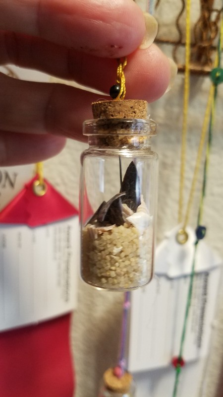 Tiny Hanging Glass Jars