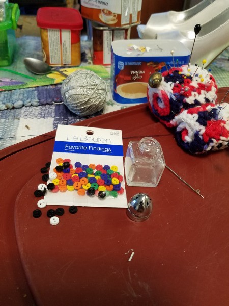 Tiny Hanging Glass Jars