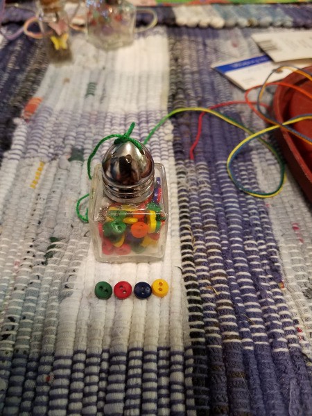 Tiny Hanging Glass Jars