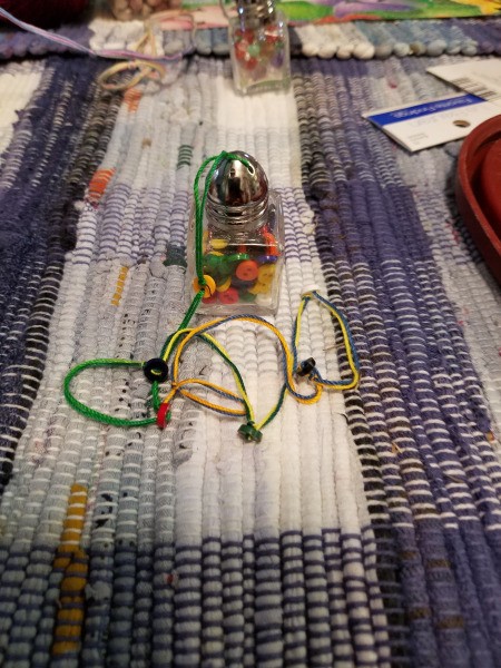 Tiny Hanging Glass Jars