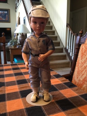 Identifying a Boots Tyler Doll - doll in old style uniform
