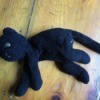 Identifying a Stuffed Toy Cat - worn black cat