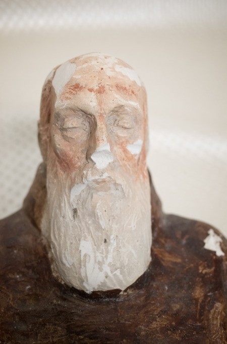 Identifying a Chalkware Monk Statue