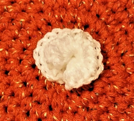 Punky Pie Hot Pad Wall Hanging - whipped cream worked for the center