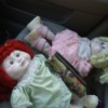 Identifying Porcelain Cabbage Kid Style Dolls - two Cabbage Patch style porcelain dolls
