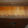 Value of a Vintage Dixie Dresser - peek at dresser and looking at joining in drawer
