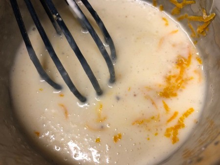 adding Orange peel to frosting