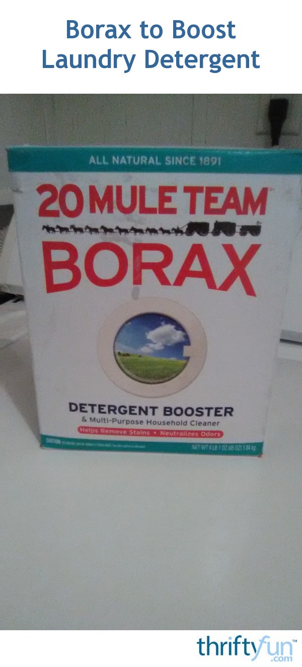 Borax To Boost Laundry Detergent Thriftyfun