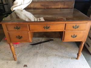 Value of a Conant Ball Desk - 5 drawer maple desk