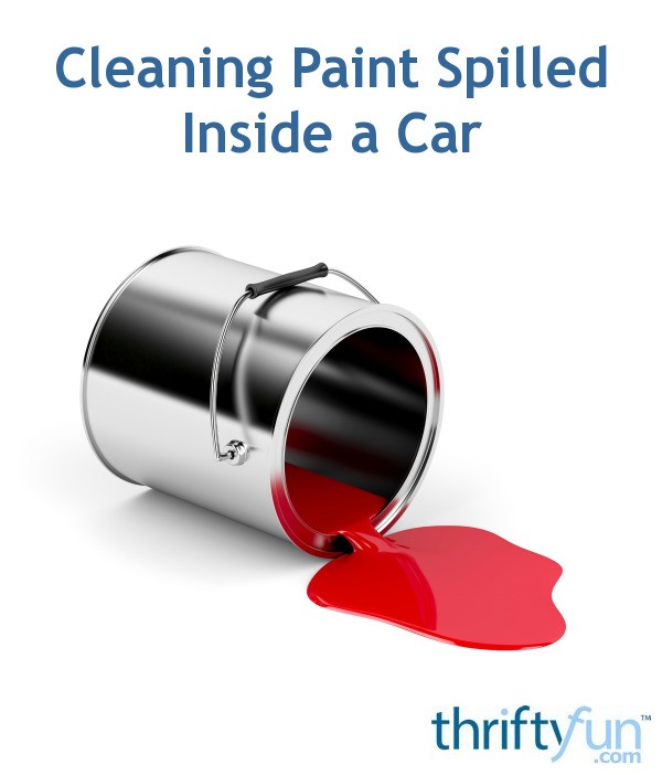 Cleaning Paint Spilled Inside a Car? ThriftyFun