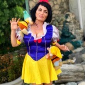 Snow White and the Undead Dwarves - Snow White being attacked by zombie dwarves