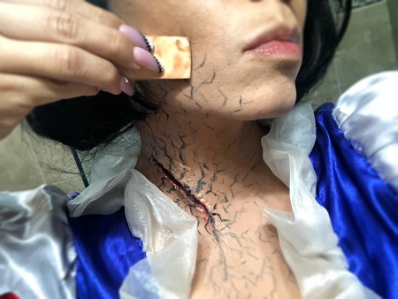 Snow White and the Undead Dwarves - touch up veins and wound