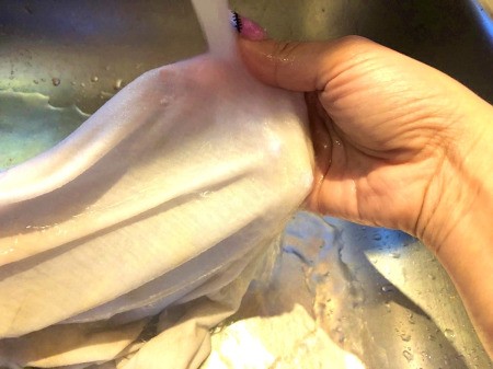 Snow White and the Undead Dwarves - should wash out with dish soap and water