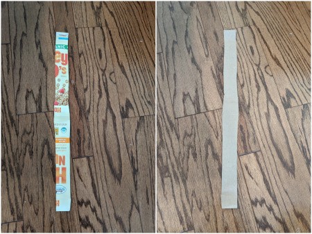 Recycled Cardboard Turkey Hat - strips