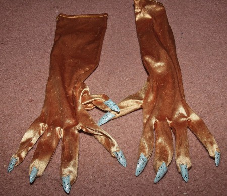 Ice Phoenix Costumes - gloves with claws