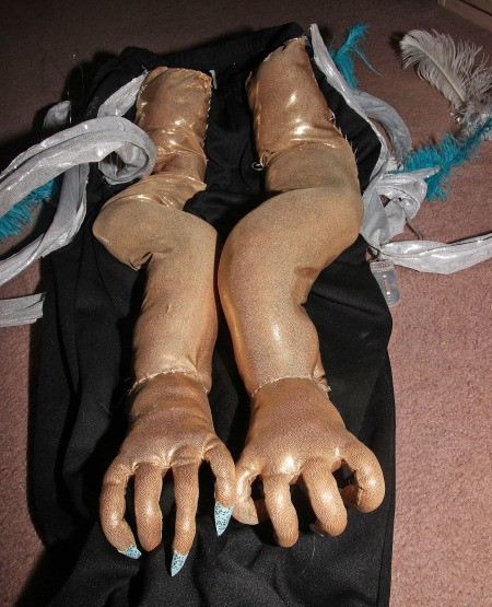 Ice Phoenix Costumes - legs and claws