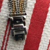 Shortening a Watch Band with Links - clasp attached