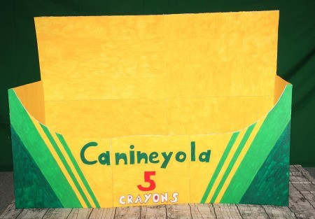 Colorful Box of Crayons Costume - foamboard crayon box