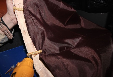 Labyrinth Movie Costumes - attaching rope ties