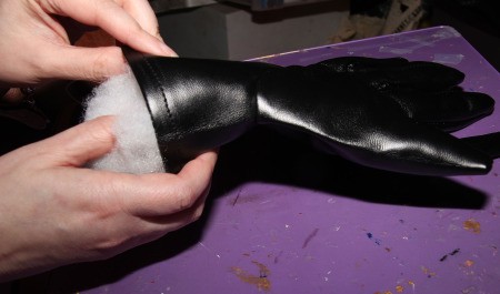 Labyrinth Movie Costumes - stuffing black gloves